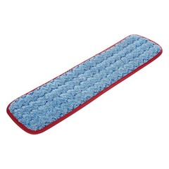 Rubbermaid Commercial HYGEN Microfiber Single-Sided Damp Room Mop Pad,