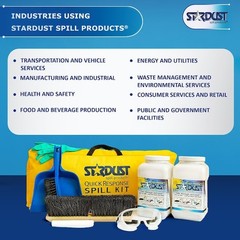 Stardust Spill Products D710 Vehicle Spill Kit, 2 Gal Volume Absorbed Per Kit,