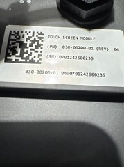 Tennant Replacement Touchscreen P/N 830-00200-01 For Tenant And Nobles Equipment