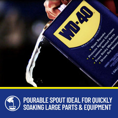 2 pack WD-40 Multi-Use Product Lubricant Bulk, 1 gallon