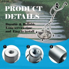 For BE Whirl-A-Way Surface Cleaner Rotary Swivel Head 85.790.004 4000PSI 8GPM