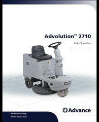 183 HRS! Advance by Nilfisk Advolution 2710 Rider Burnisher