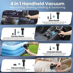 Powerful 9-in-1 Cordless Car Vacuum, Powerful Clean For Pet Hair & Outdoor Gear