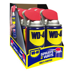(2 pack) Original WD-40 Formula, Multi-Purpose Lubricant Spray Smart Straw, 8 oz
