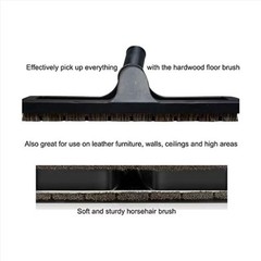 AOMUCH 12″ Universal Vacuum Cleaner Attachment 360° Swivel Floor Small, Black