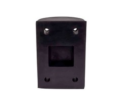 4Pk 8″x5-1/4″x3-1/2″ Rubber Dock Bumper with 4 Hole Impact Resistant Half-Oval