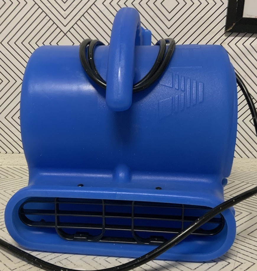 ➿B-Air Vent VP-25 1/4 HP Air Mover High Velocity Fan, Blue, NO BOX