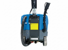 Walk Behind 9+9″Brush Floor Cleaning Machine Portable Upgrade Scrubber EM-255 BL