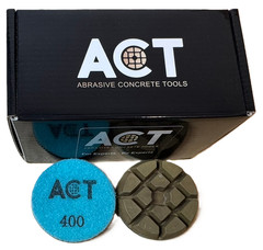 3″ 400 Grit Resin Diamond Polishing Pads – Concrete (Set-12)