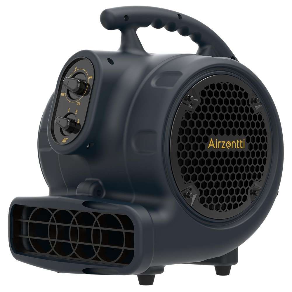 1/4 HP 1100 CFM Industrial Air Mover Blower Fan, High Velocity Floor & Carpet…