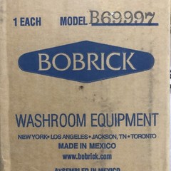 Bobrick Double Roll Toilet Tissue Dispenser Stainless steel Surface Mount