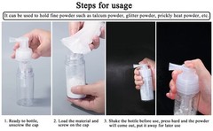 AKOAK 1 Pack 110ml Portable Detachable Travel Spray 3.7 Ounces, Transparent