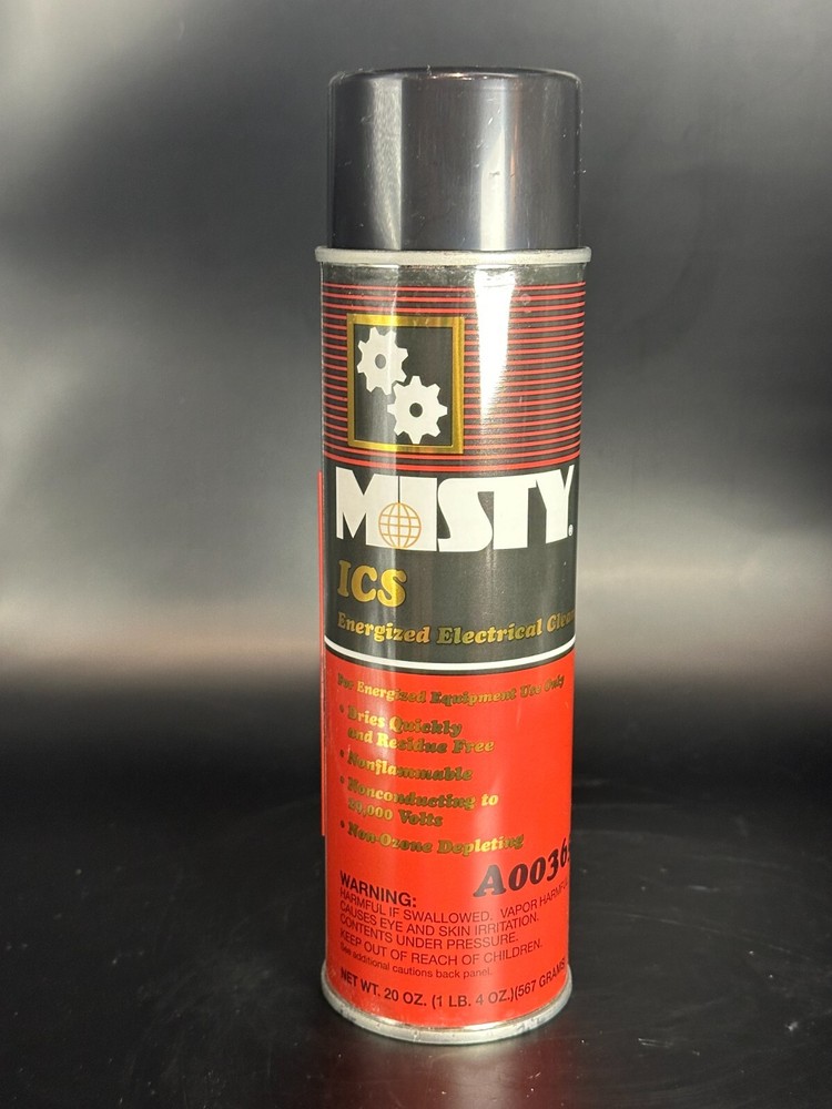 Misty ICS Energized Electrical Cleaner, 20 oz Aerosol Can, 3-pack