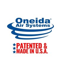 Oneida Air Systems Cyclone Attachment for Single Stage 0.5-3HP Dust White