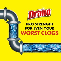 Drano Max Gel Drain Clog Remover and Cleaner for Shower or 42 oz (Pack of 1)