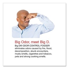 Big D Industries 344 5 oz Odor Control Fogger – Mountain Air Scent (12/CT)