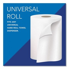 Scott 01005 8 in. x 1000 ft. Essential Hard Roll Towels – WT (6 Rolls/CT) New