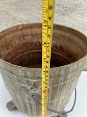 Vintage Geerpres Wringer Inc 2 Gallon Galvanized Mop Bucket Industrial Planter