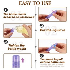 Mozeat Lens 6 PCS 5ml Mini Spray Bottle Plastic Portable Travel Fine…