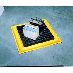 Enpac 5600-Ye Spill Containment Tray, 2 Gal Spill Capacity, 1 Drums, 4000 Lb.