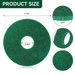 437.056 Cleaning Orbiter Pads for 550Mc Orbiter Hard Floor Machine, 12″ Commerci