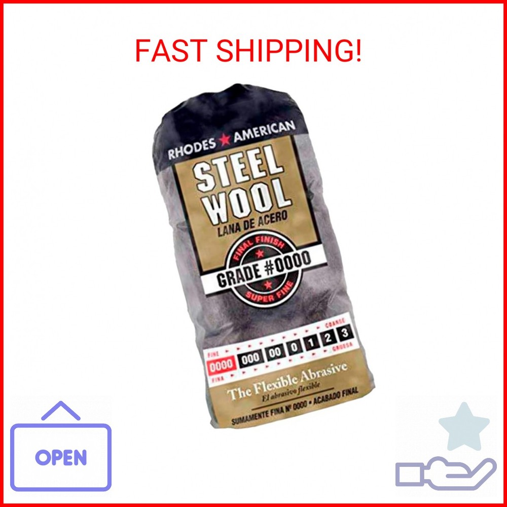 HOMAX PRODUCTS TV713206 #0000 Steel Wool Pad (12 Pads)