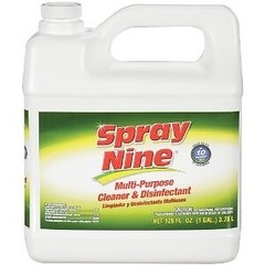 SPRAY NINE 26801 Cleaner and Degreaser, 1 gal, Liquid, Citrus, Clear