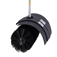 Gas Power 52CC Handheld Sweeper Broom Driveway Turf Artificial Grass Snow Clean