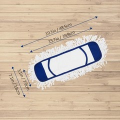 Eyliden Mop Pads (2 Pack) Wet Dry Dust Mop Pads for Hardwood Floors – Replace…