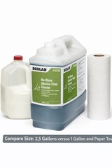 Ecolab 6102106 No-Rinse Alkaline Floor Cleaner 2.5 Gal Heavy Duty
