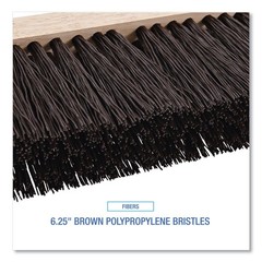 Boardwalk 73160 6.25″ Polypropylene Bristles 16″ Street Broom Head – Brown New