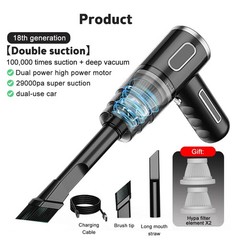 Qianly Compact Handheld Vacuum Cleaner For Efficient Pet Hair Removal At Home