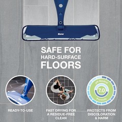 Bona Multi-Surface Hard Floor Cleaner Spray Mop 34 Fl Oz (Pack of 1), Green