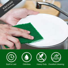 YoleShy 20 PCS Scouring Pad, Dish Scrubber Pads, 4.5 x 6 inch 20 Pcs
