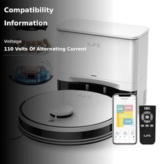 Ilife A30 Pro Robot Vacuum And Mop Self Emptying Station For 60 Days 5000Pa