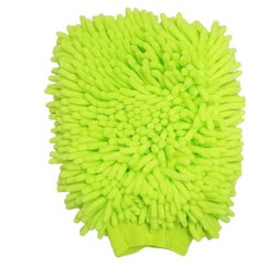GREEN Microfiber Car Kitchen Household Wash Washing Cleaning Glove Mitt New
