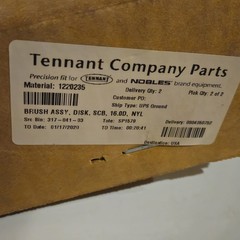 Tennant Nobles 16″ Nylon Brush Disc Assembly 1220235 OEM Floor Scrubber Part