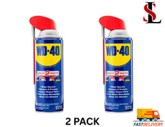 New Multi Purpose Original WD-40 Formula Lubricant Spray 2-PACK w/. Smart Straw