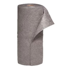 🔴Spilltech Gr-M Sorbent Roll, 40 Gal, 30 In X 150 Ft, Universal, Gray‼️
