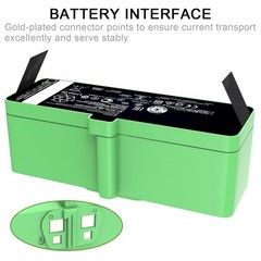 Dentsing Upgraded 5200Mah 75Wh Replacement Battery 4376392 1800Li For Irobot