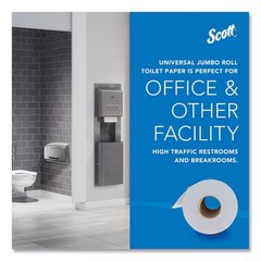Scott 67805 2-Ply 3.55″ x 1000′ Septic Safe Bathroom Tissue – WHT (12/CT) New