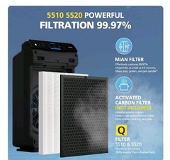 5510 5520 Replacement Filter Q for Winix 5510 5520 Plasmawave Air Purifier, 4 Pk