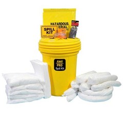 30 Gallon Oil Only Spill Kit, Pro Grade, 81 Pieces: Pads, Pillows, & Socks