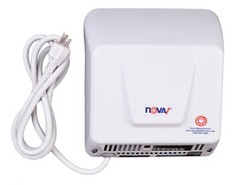 NOVA 1 (Model 0833) with Wall Plug by WORLD Hand Dryer (110V/120V) ADA Compliant