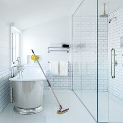 Superio Sponge Mop with Detachable Brush, for Household Use
