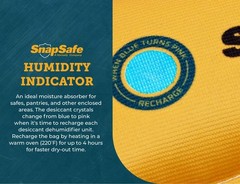 SnapSafe Reusable Dehumidifier Bag 450G, 75908 – Portable, Easy to Use Moistu…