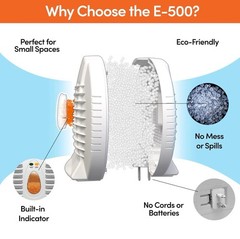 Eva-Dry E-500 Renewable Dehumidifier 2-Pack, 8 oz Capacity Each), White