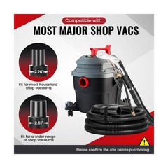 Extractor Attachment Kit for Shop Vac, Extractor Kit with Wand Hose Adapter F…