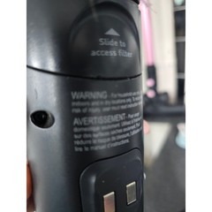 Shark WANDVAC Cordless Hand Vac (Model WV201) in slate light weight read desc