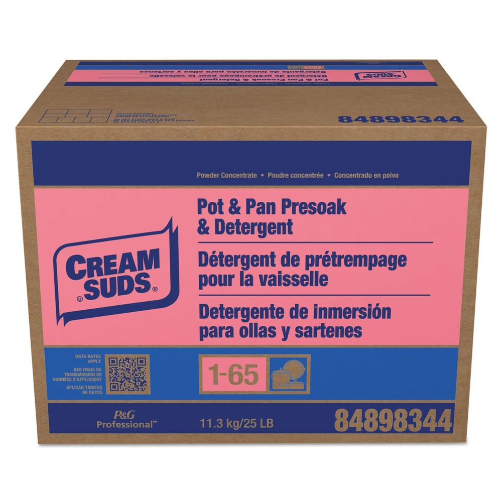 MANUAL POT AND PAN DETERGENT WITH O PHOSPHATE, BABY POWDER SCENT, POWDER, 25 LB